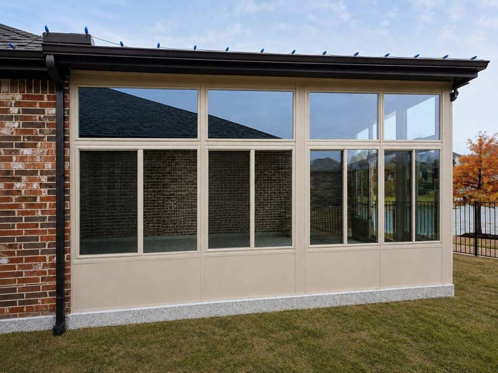 Full window wall along the Lakeside sunroom